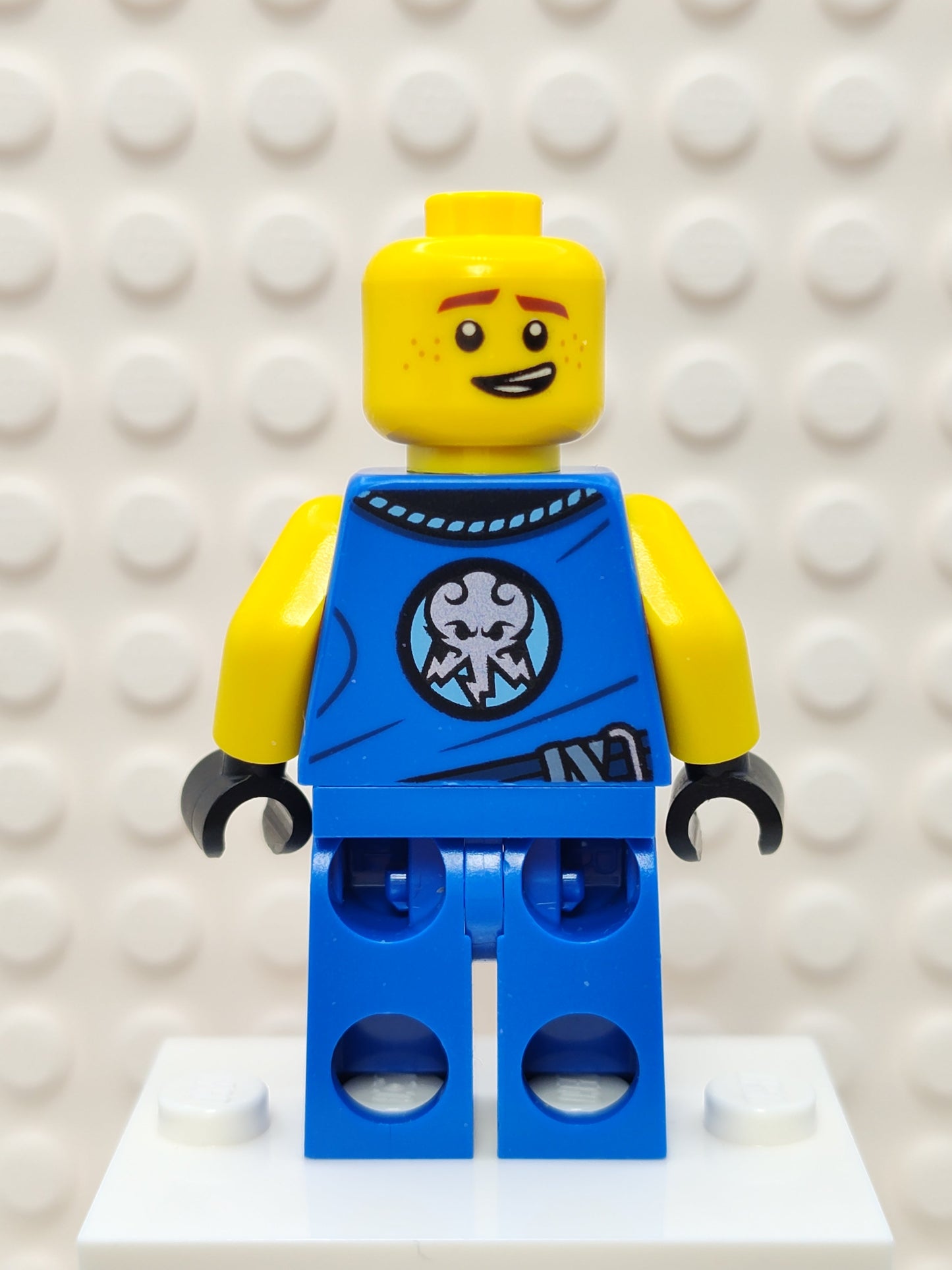 Jay - Legacy, Ninjago Logogram 'MANTER' on Torso, njo0576 - LEGO® Ninjago Minifigure
