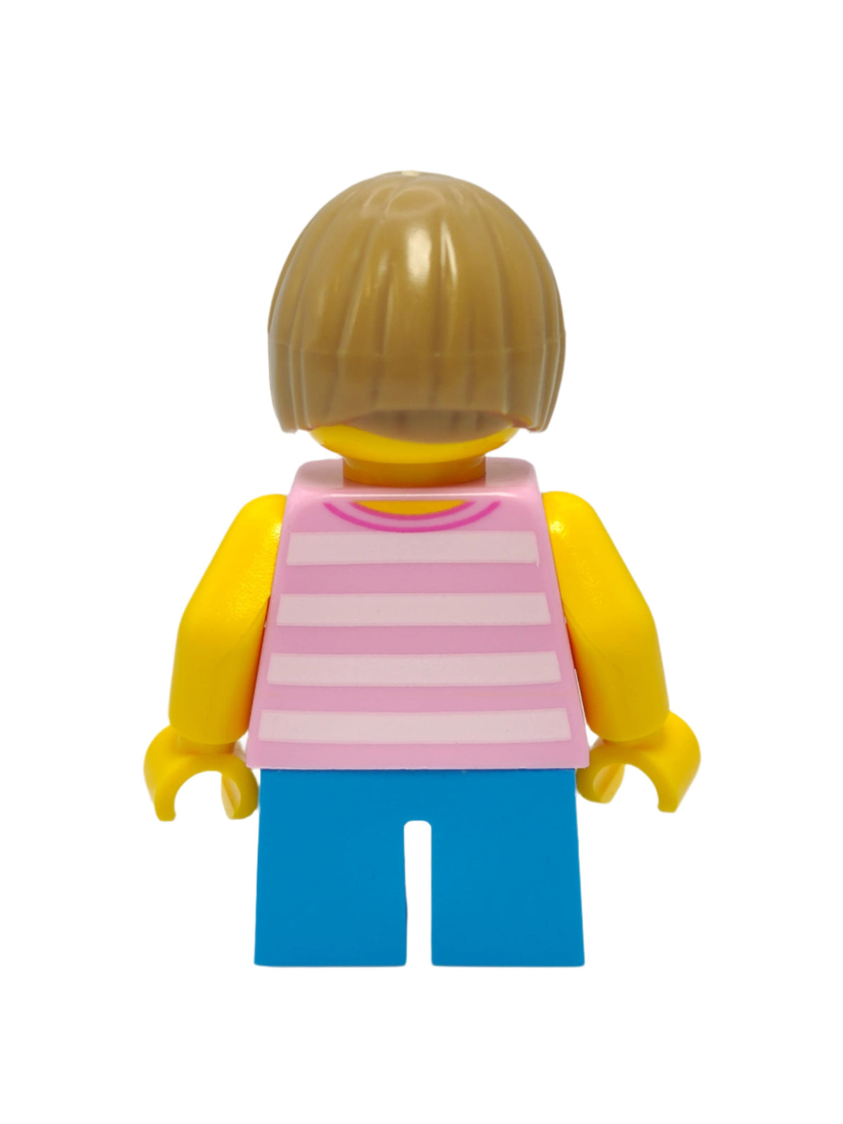 Child Girl - Bright Pink Striped Shirt with Cat Head, cty0663