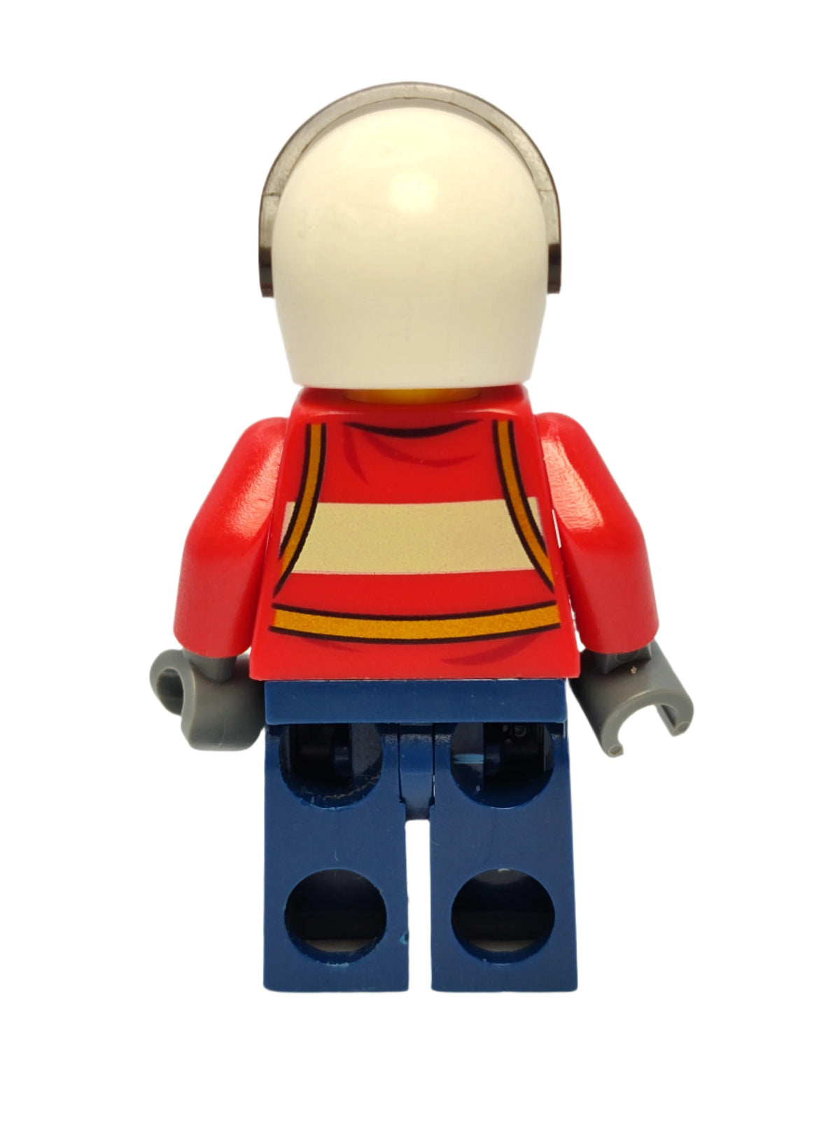 Pilot Female - Red Fire Suit with Carabiner and White Helmet, cty0280