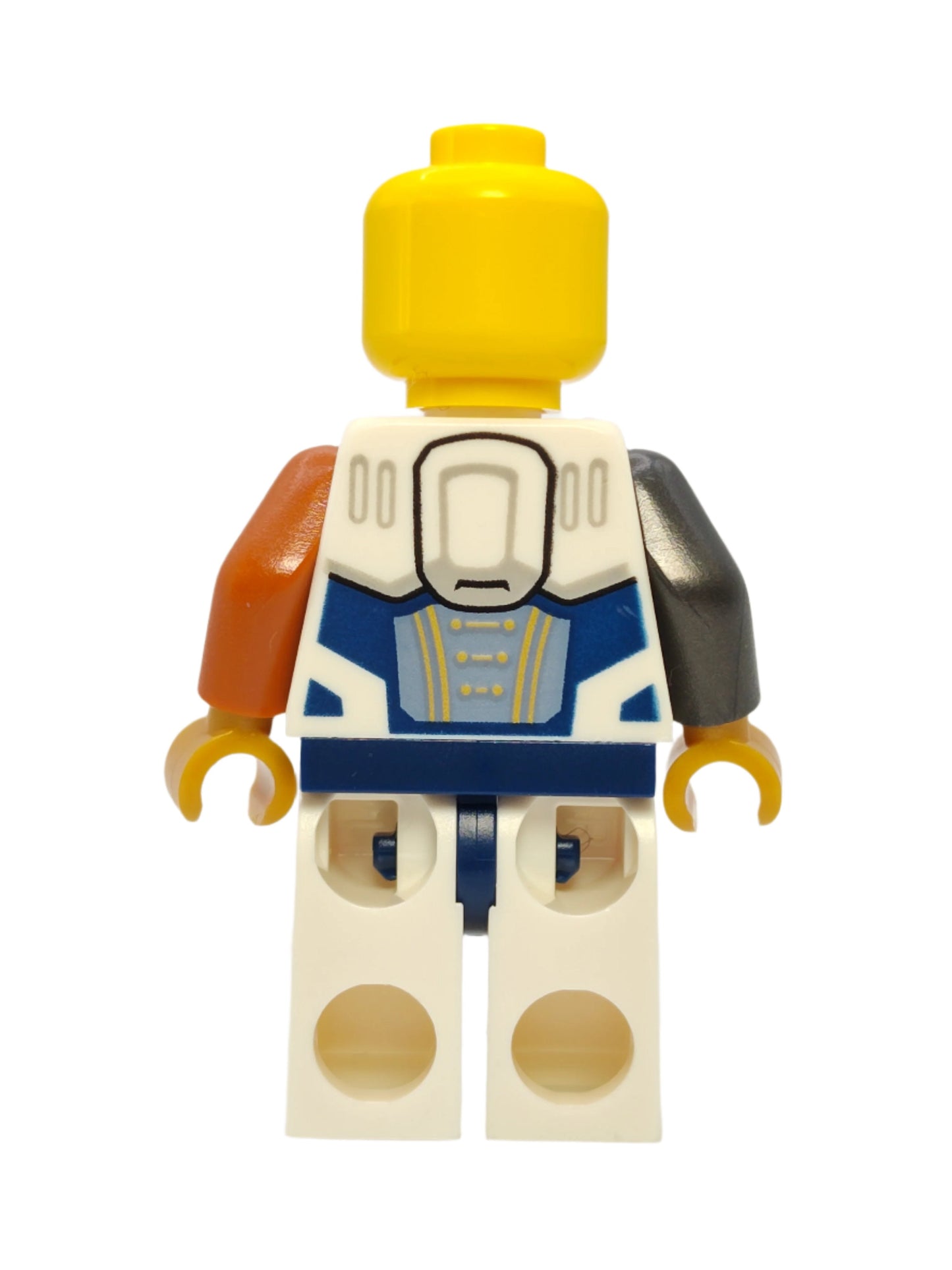 Male Astronaut - White Spacesuit with Bright Light Orange Armor, cty1709