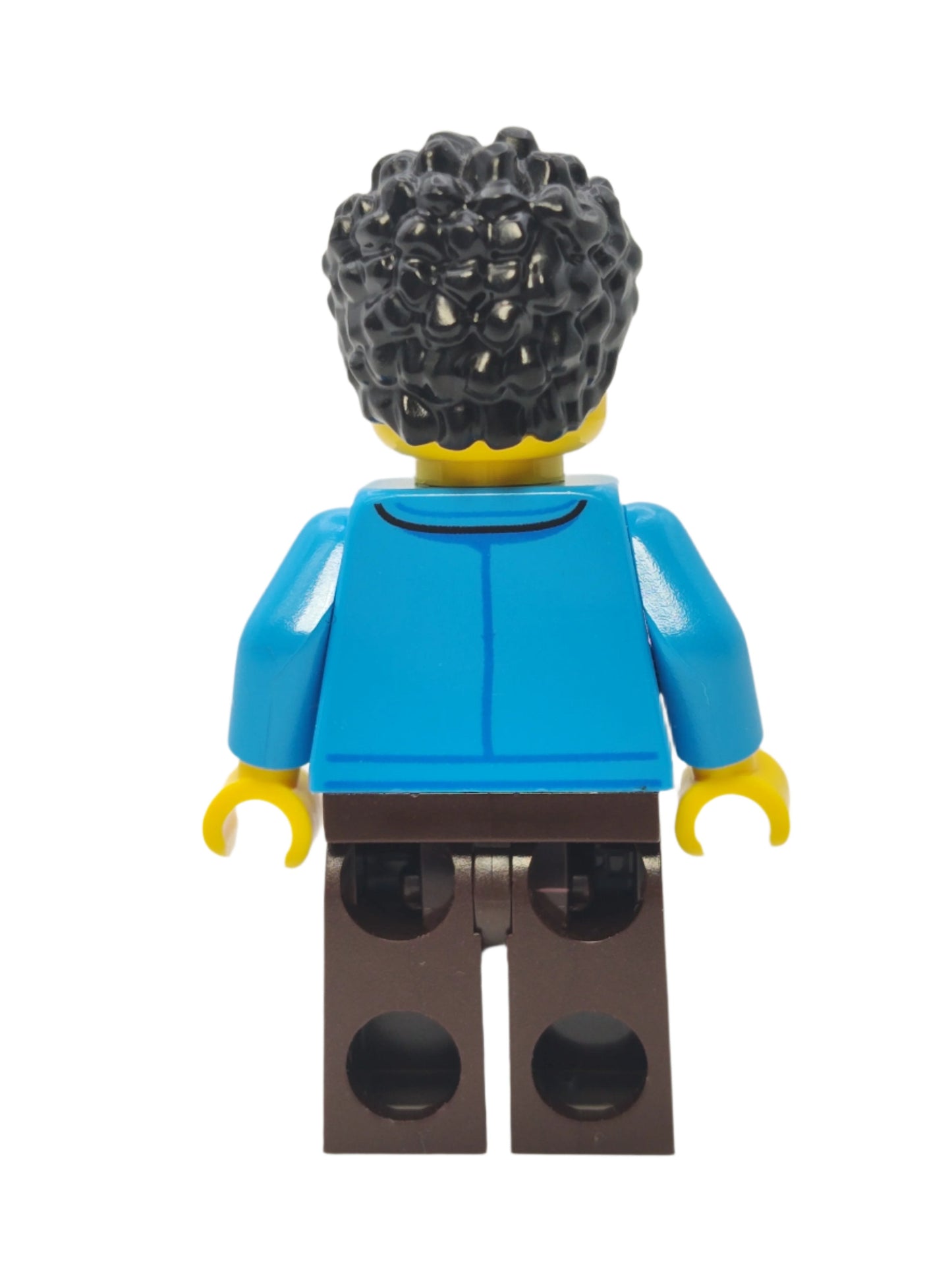 Cozy House Resident - Jacket with Classic Space Logo and Black Short Coiled Hair, cty1583