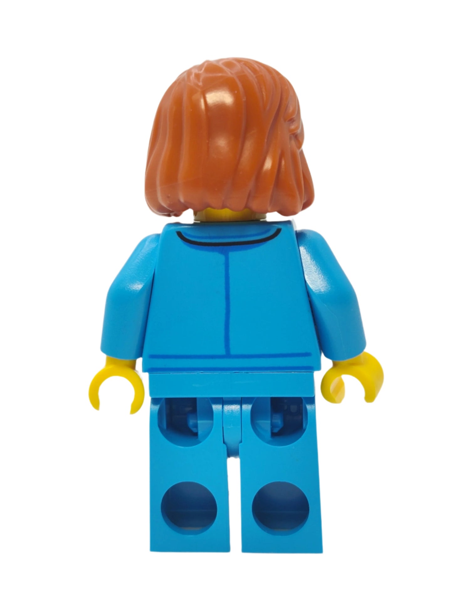 Lunar Research Astronaut - Dark Azure Jumpsuit with Dark Orange Hair, cty1411