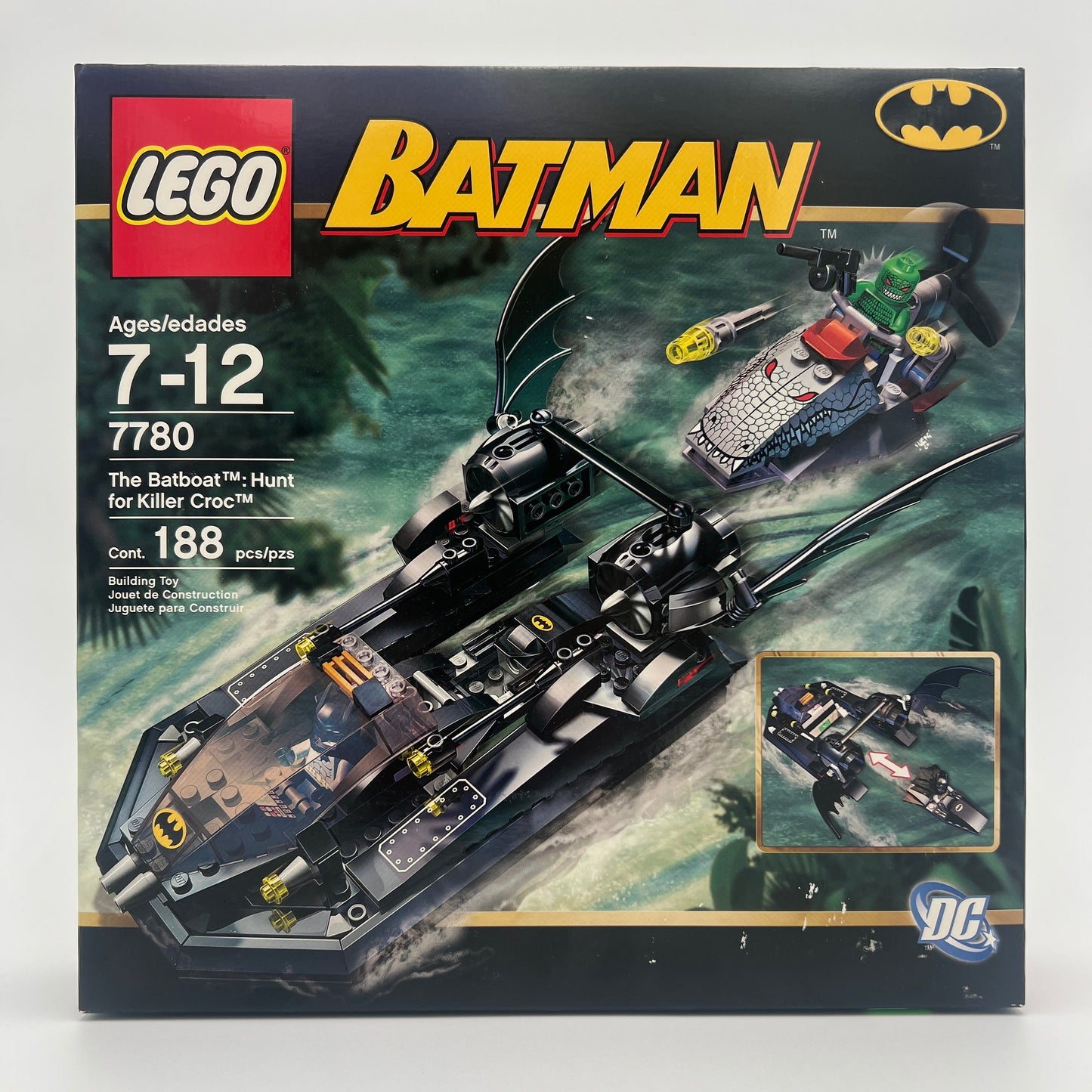 7780 - The Batboat: Hunt for Killer Croc - EMPTY BOX ONLY