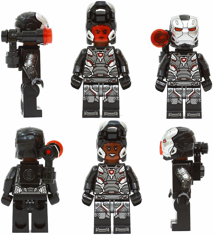 War Machine - Black and Silver Armor with Backpack, col334