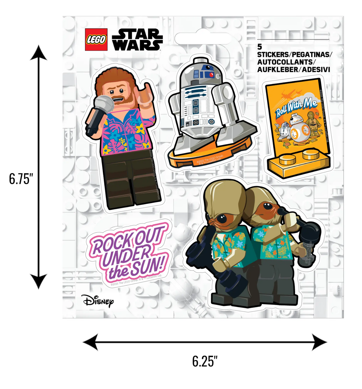 LEGO® Star Wars™ Sticker- R2-D2™ Vacation (53865)