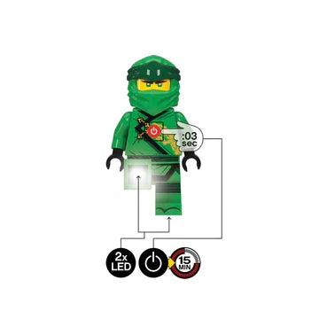 LEGO NINJAGO LEGACY LLOYD 300% SCALE MINIFIGURE LED TORCH FLASHLIGHT