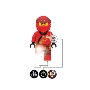 LEGO NINJAGO LEGACY KAI 300% SCALE MINIFIGURE LED TORCH FLASHLIGHT