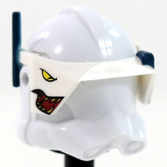 Detail Tigershark Print White Visor- CAC
