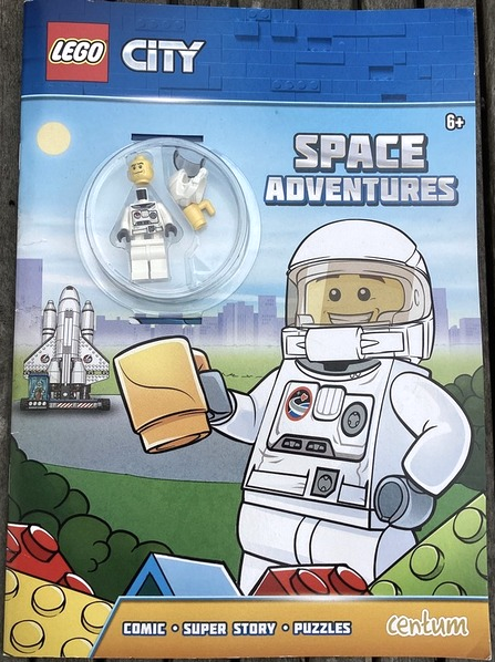LEGO® City Book - Space Adventures (Softcover) w/ MiniFig - Astronaut