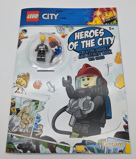 LEGO® City Book - Heroes of the City (Softcover) w/ MiniFig - Fireman