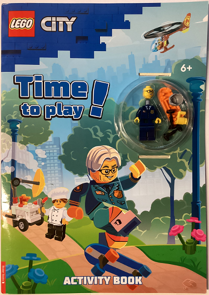 LEGO® City Book - Time to Play! (Softcover) w/ MiniFig - Chief Wheeler