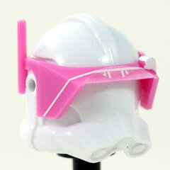 Detail White Print Pink Visor- CAC