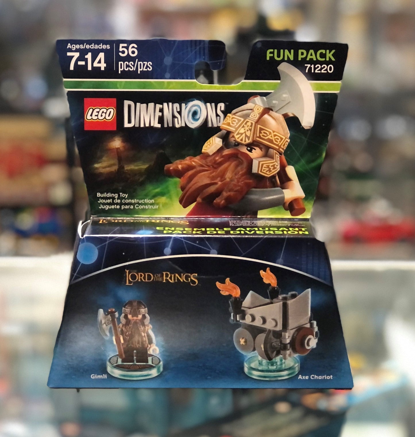 Fun Pack - The Lord of the Rings (Gimli and Axe Chariot), 71220
