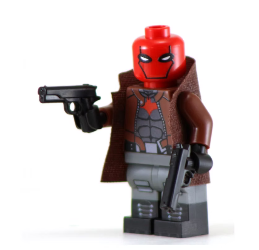CRIMSON HOOD DC Custom Printed Lego Minifigure!