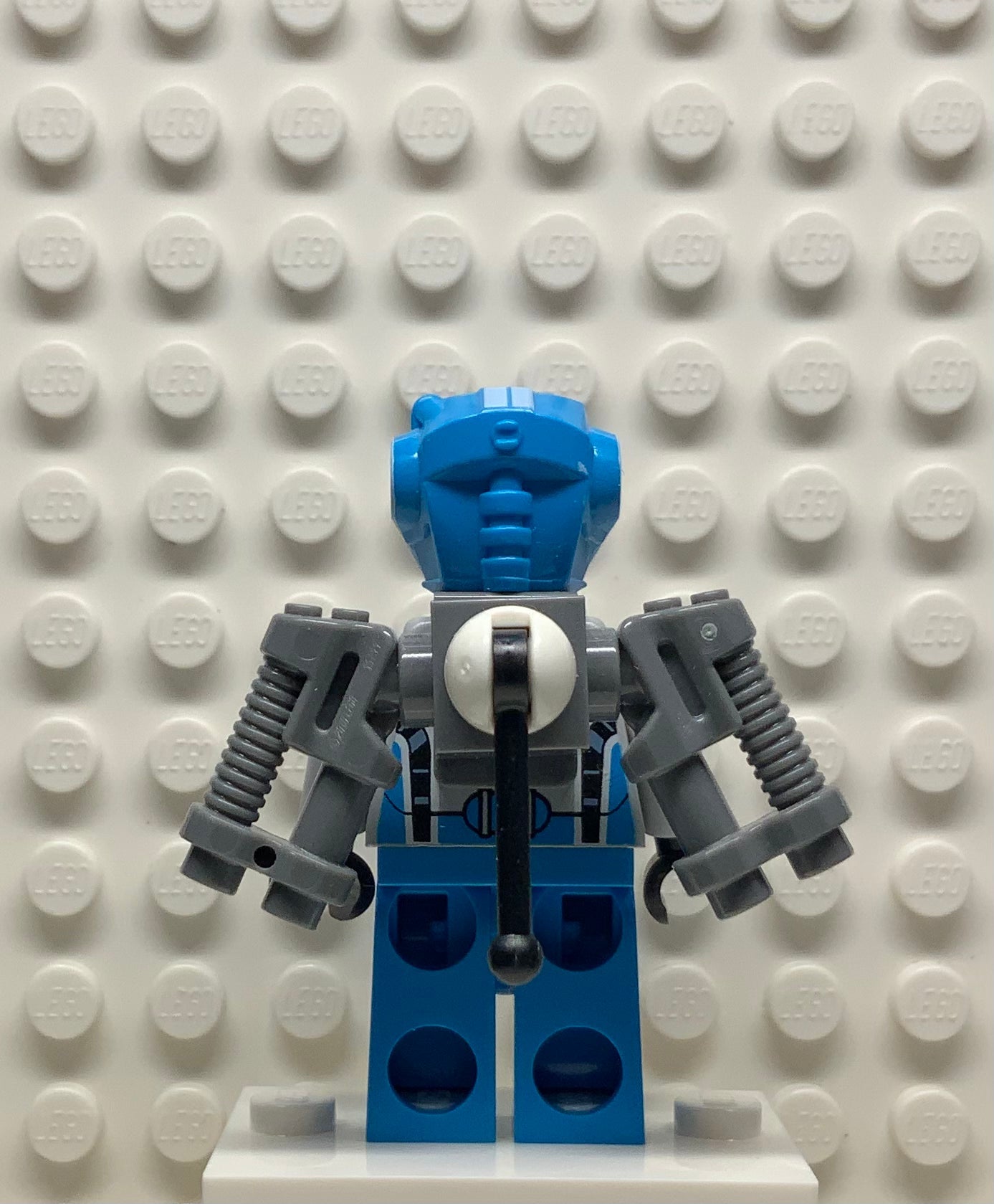 Dark Azure Robot Sidekick with Jetpack, gs002