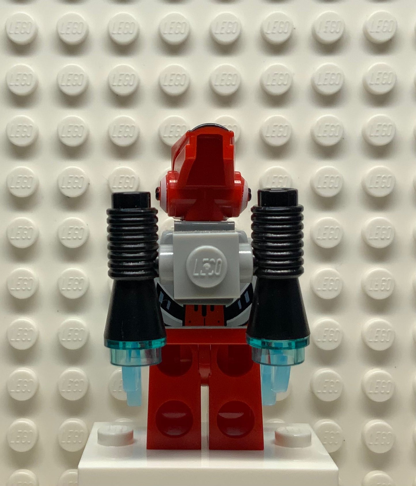 Red Robot Sidekick with Jetpack, gs006
