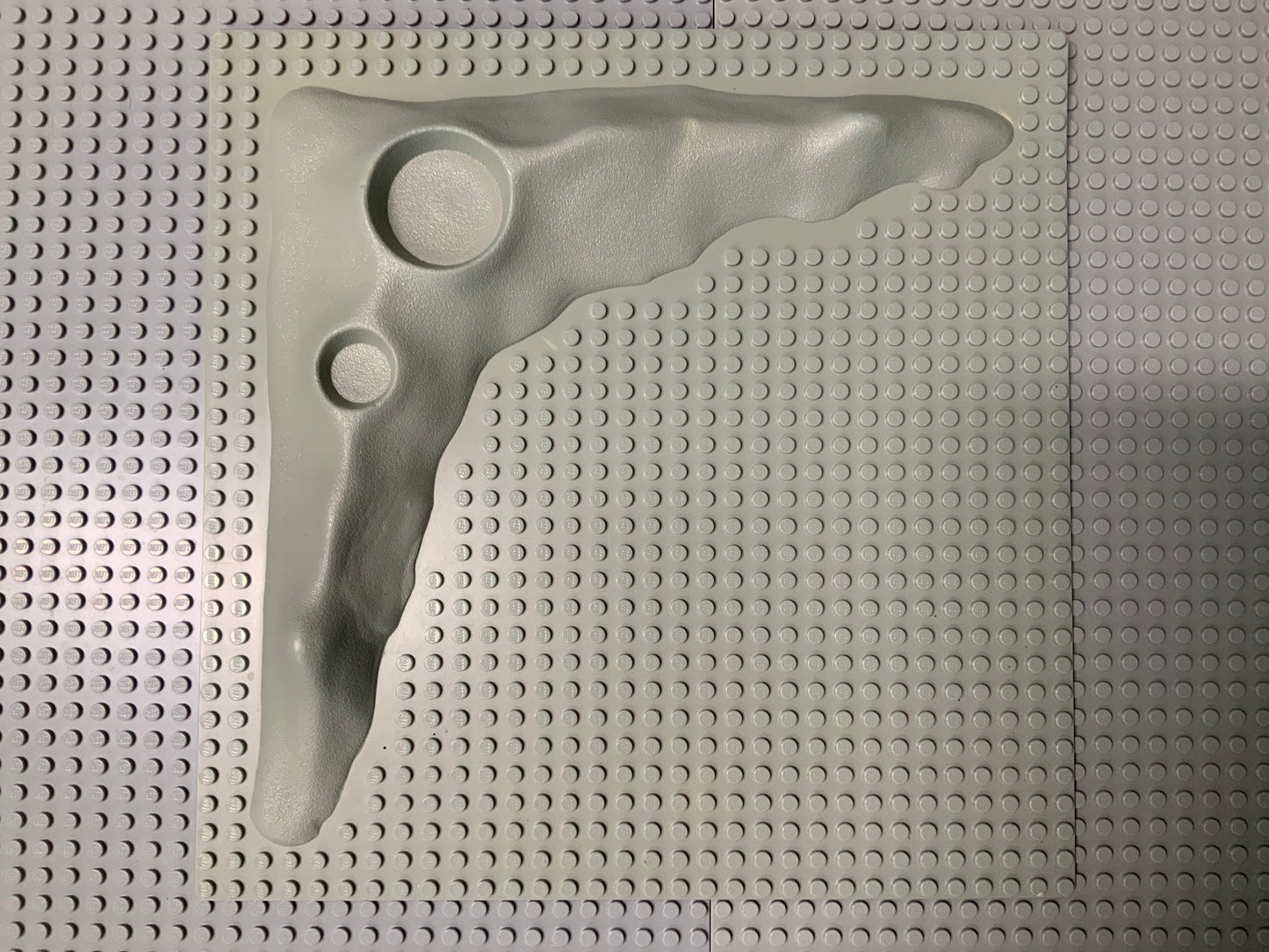 32x32 Raised Baseplate Moon Crater Plate, Part# 3947a