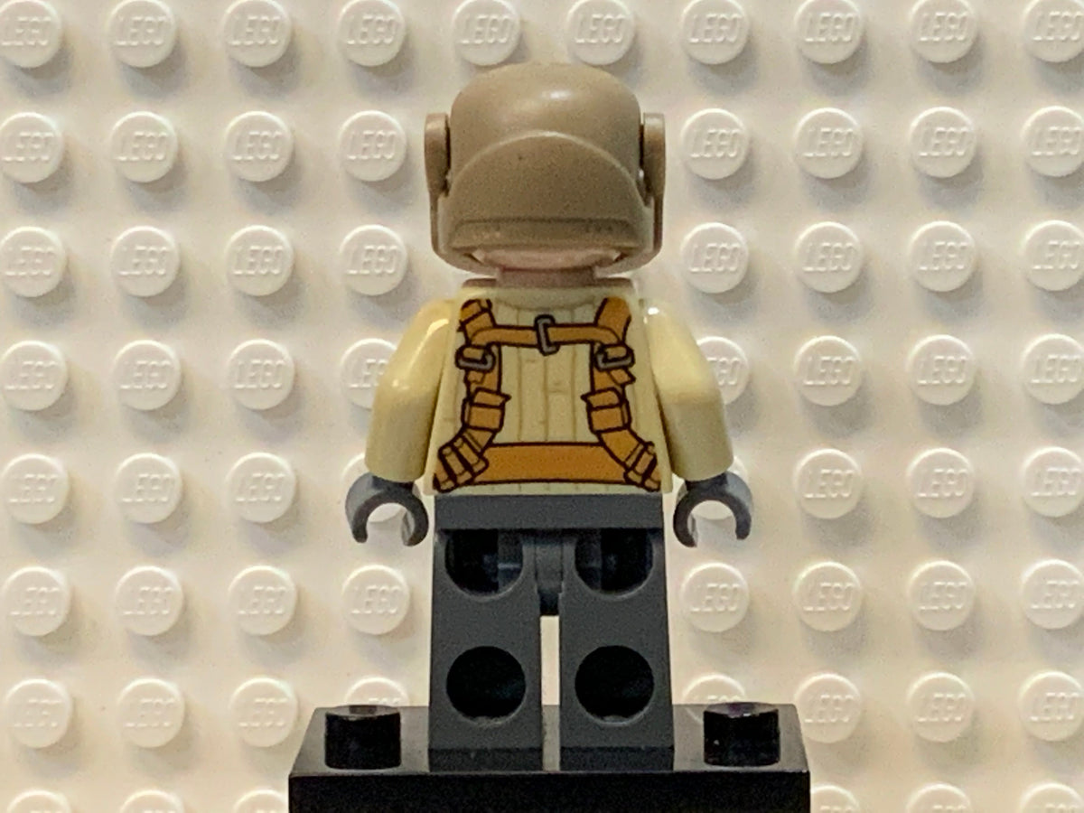 Resistance Trooper, Tan Jacket, Frown, Cheek Lines, sw0698 - LEGO® Star Wars Minifigure