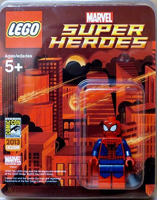 Spider-Man - Red Lower Legs San Diego Comic-Con 2013 Exclusive, sh0139, LEGO® Marvel Minifigure