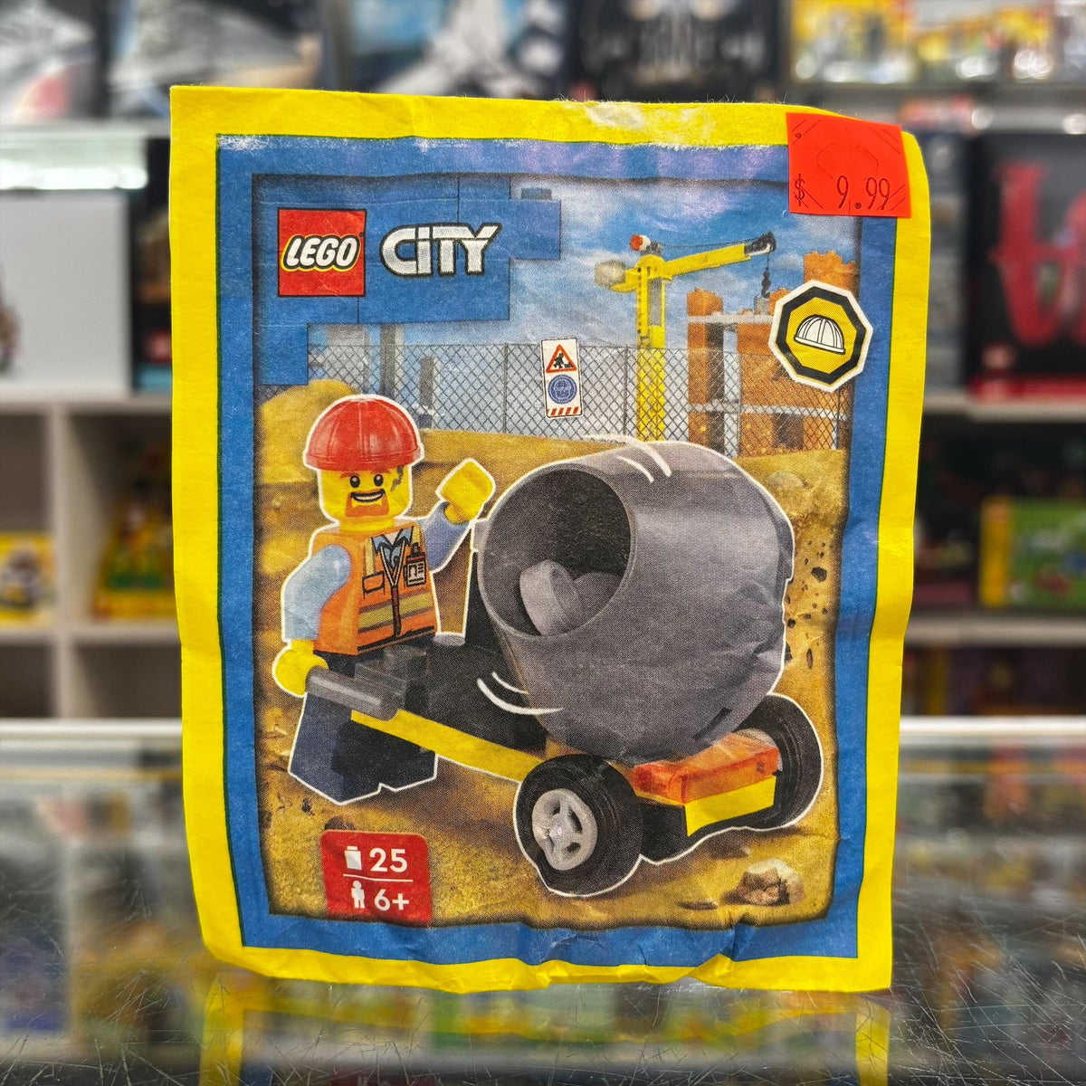 Builder with Cement Mixer paper bag, 952403