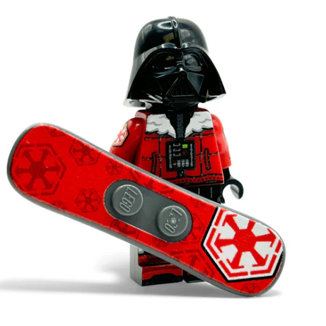 Snowboarding Vader Minifig B3 Custom