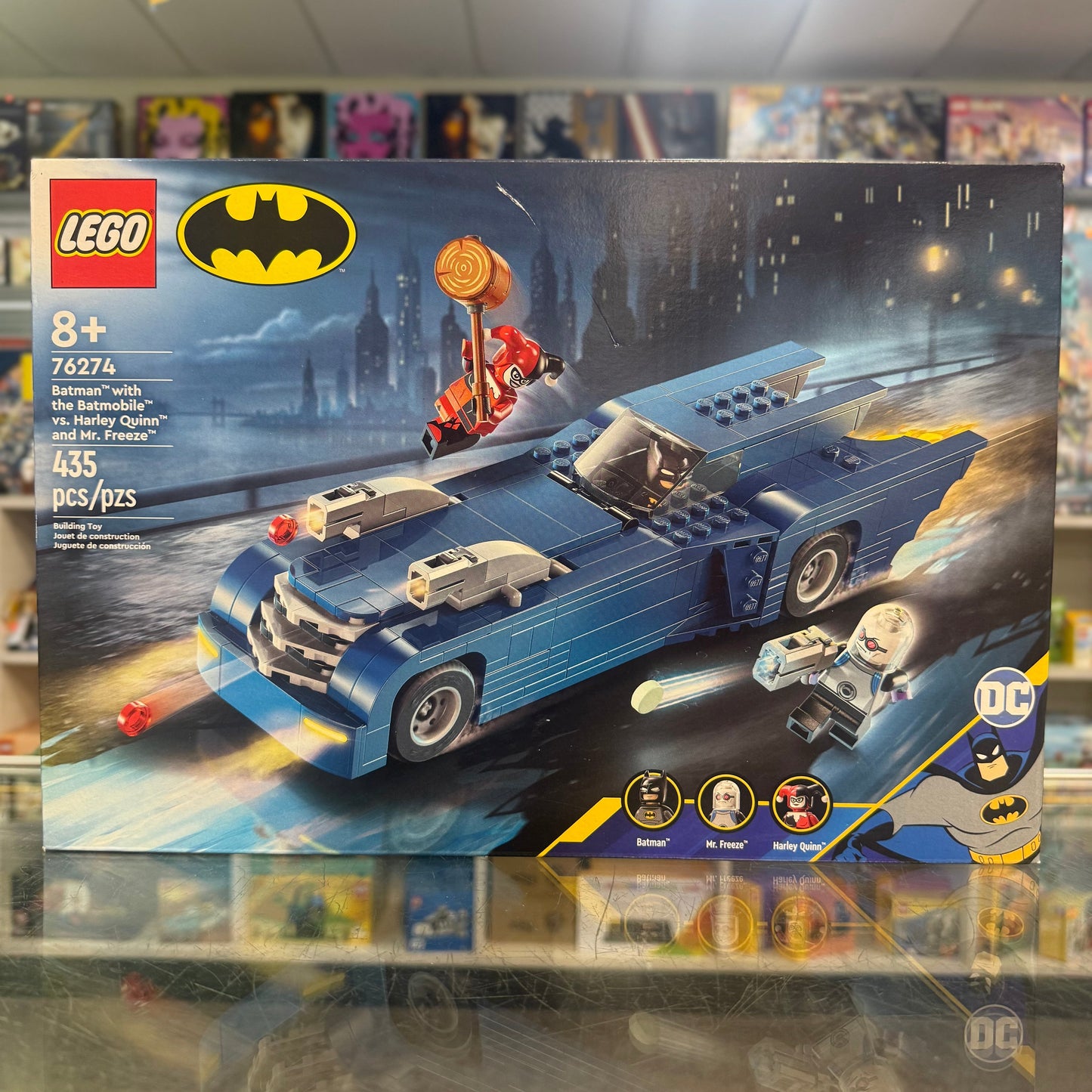 76274 - Batman with the Batmobile vs. Harley Quinn and Mr. Freeze - EMPTY BOX ONLY
