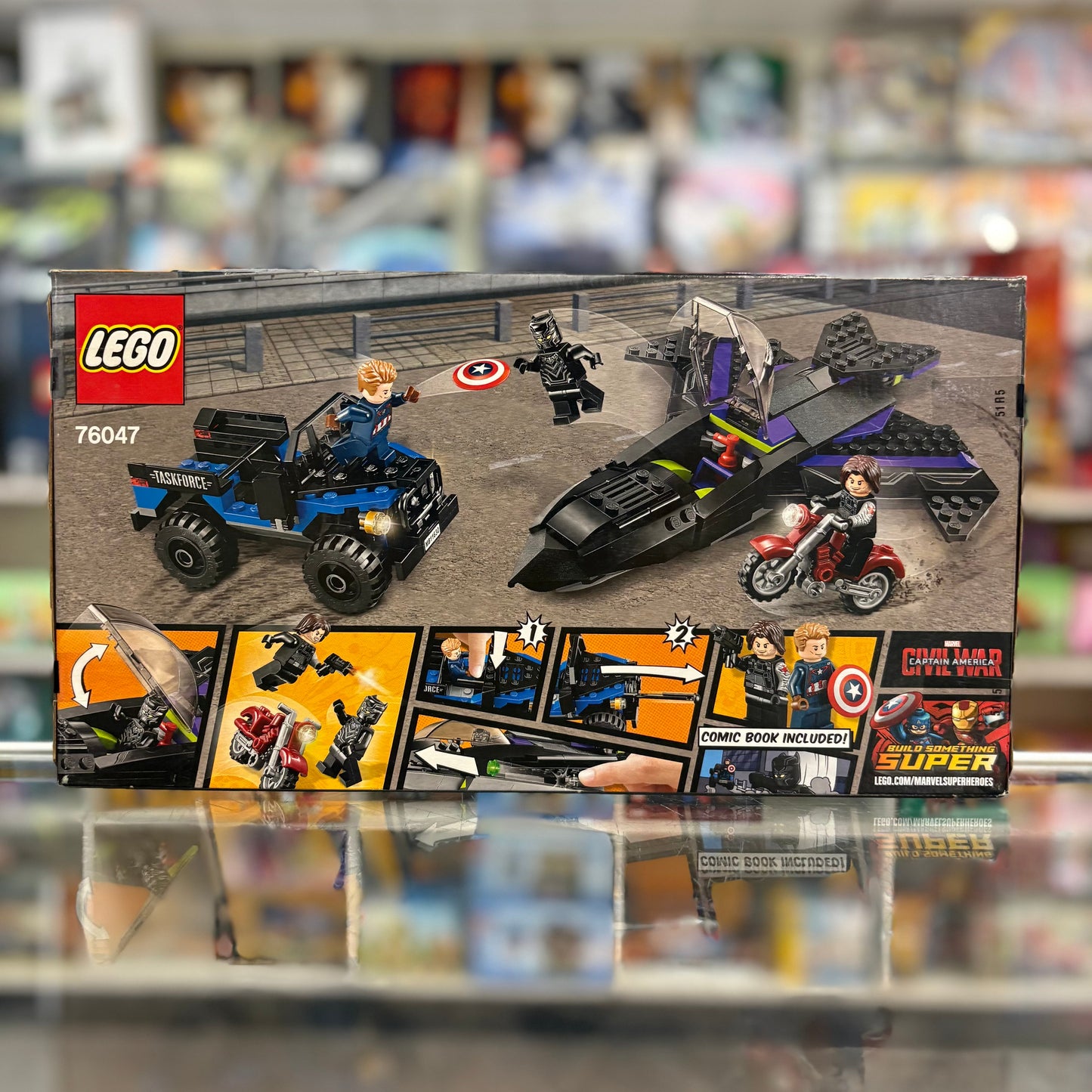 Black Panther Pursuit, 76047 - LEGO® Marvel Set