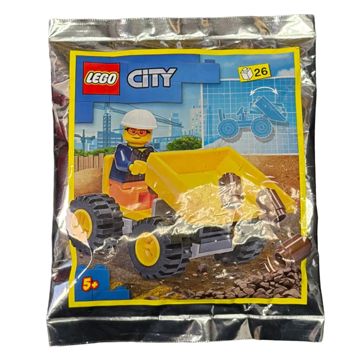 Worker with Tipper Truck foil pack, 952204