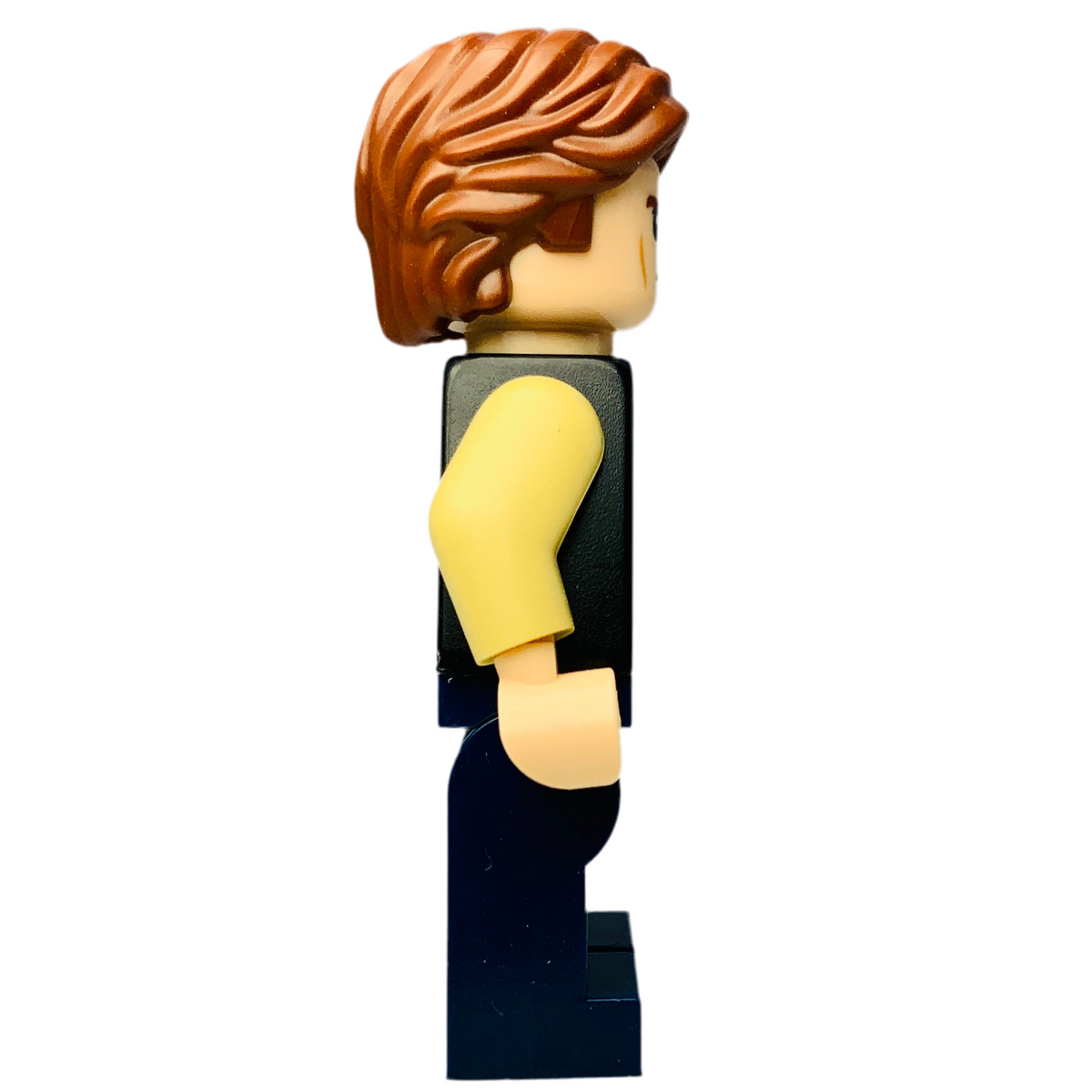 Han Solo, Dark Blue Legs, Vest with Pockets, Wavy Hair, sw0771, LEGO® Star Wars Minifigure