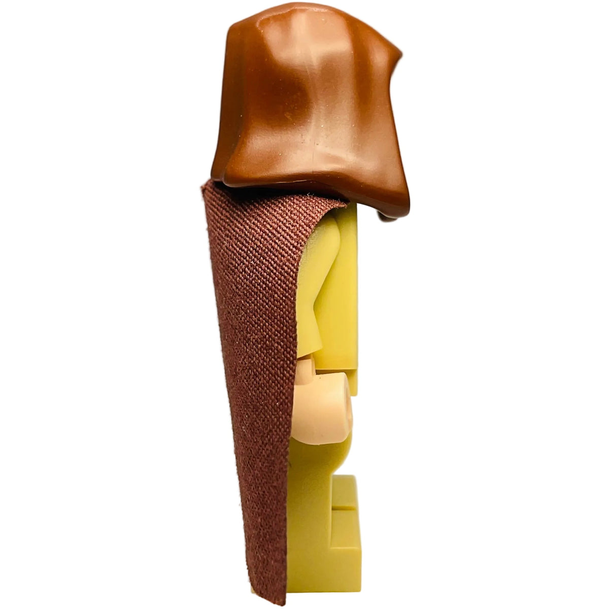 Obi-Wan Kenobi - Young with Hood and Cape, Tan Legs, Smile, sw0329 - LEGO® Star Wars Minifigure