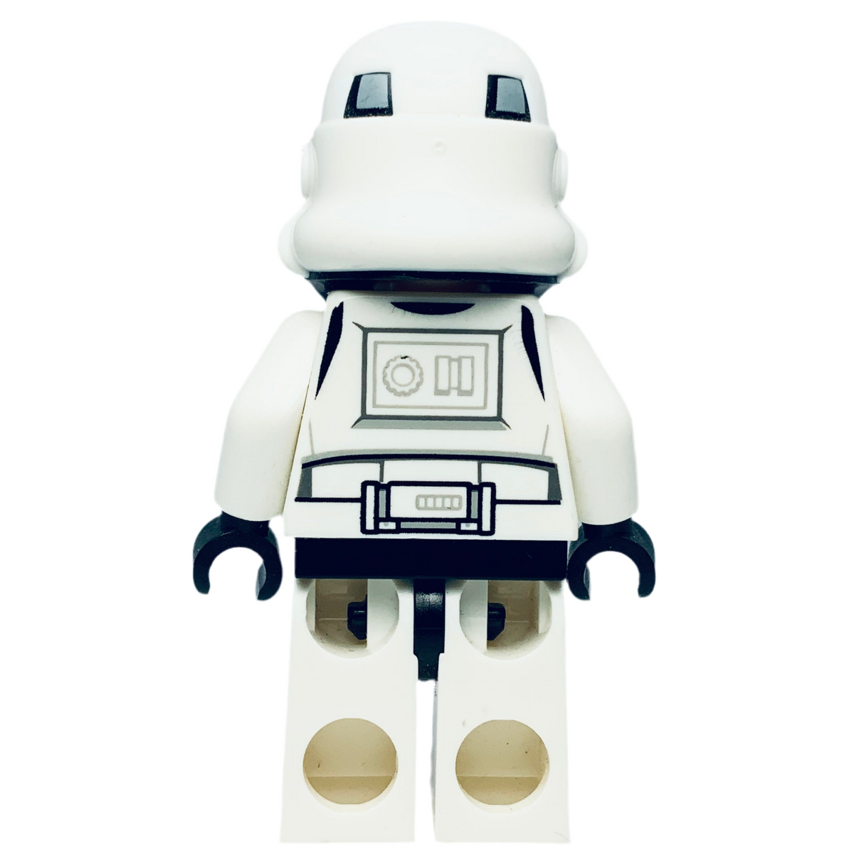 Imperial Stormtrooper - Female, Dual Molded Helmet with Gray Squares on Back, Light Nougat Head, Angry Smile, sw1168