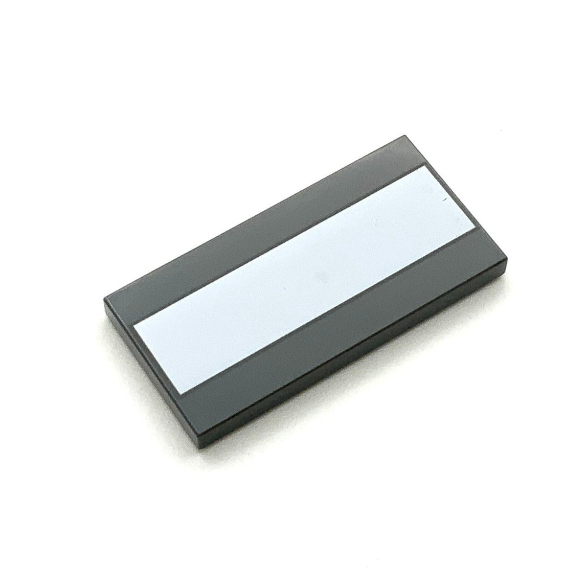 Tile Decorated 2x4 with White Stripe Pattern, Part# 87079pb0821