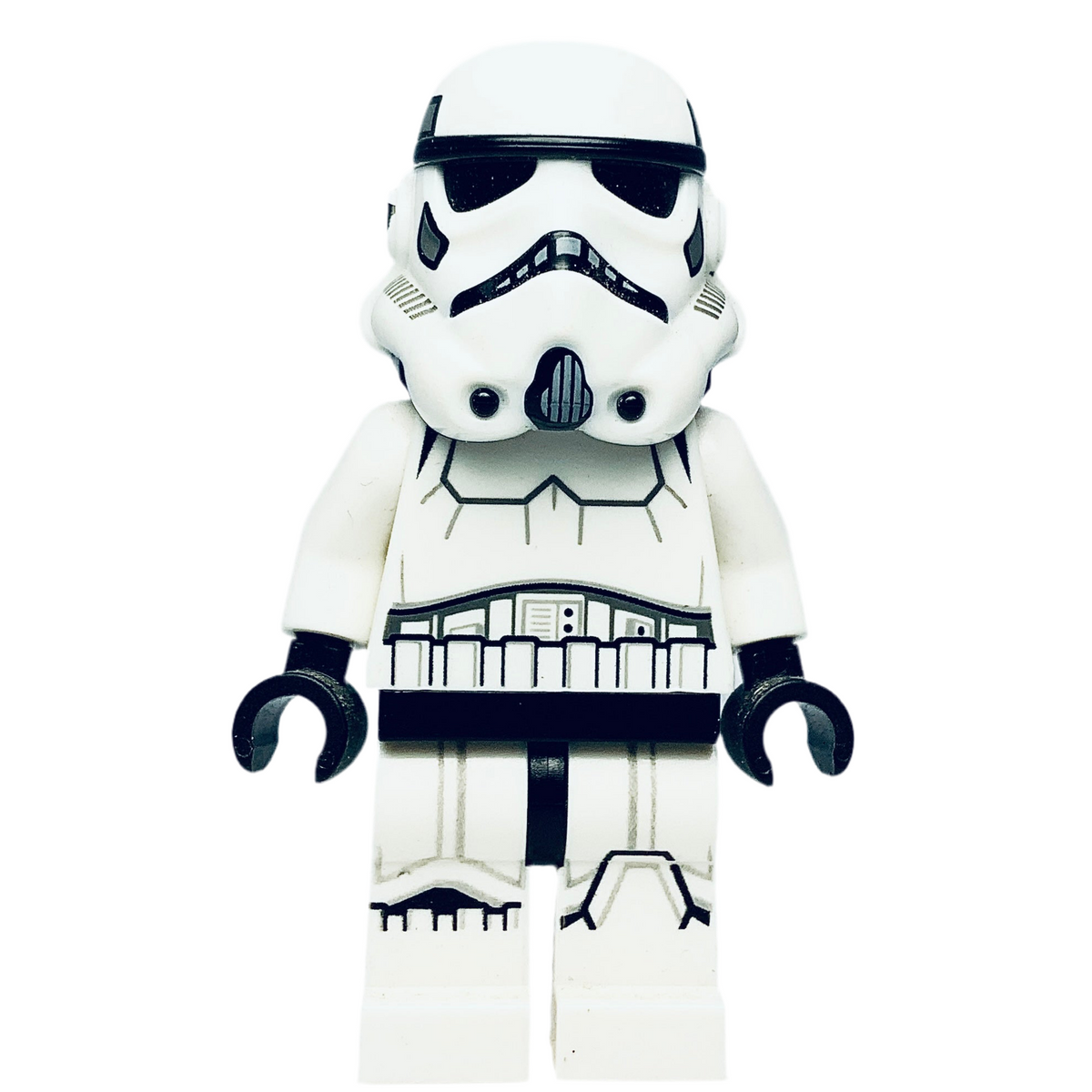 Imperial Stormtrooper - Female, Dual Molded Helmet with Gray Squares on Back, Light Nougat Head, Angry Smile, sw1168
