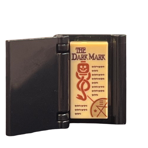 Minifigure, Utensil Harry Potter 'The Dark Mark' Spellbook, Part# (24324 + 3069pb1016 + 24093)