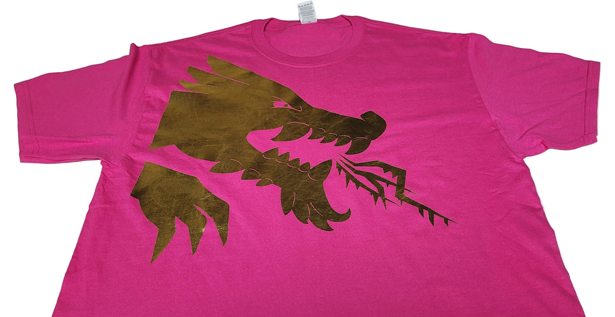 Zane Ice Dragon Pink T-Shirt