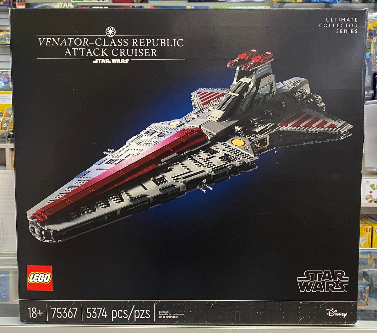75367 - Venator-Class Republic Attack Cruiser - EMPTY BOX ONLY