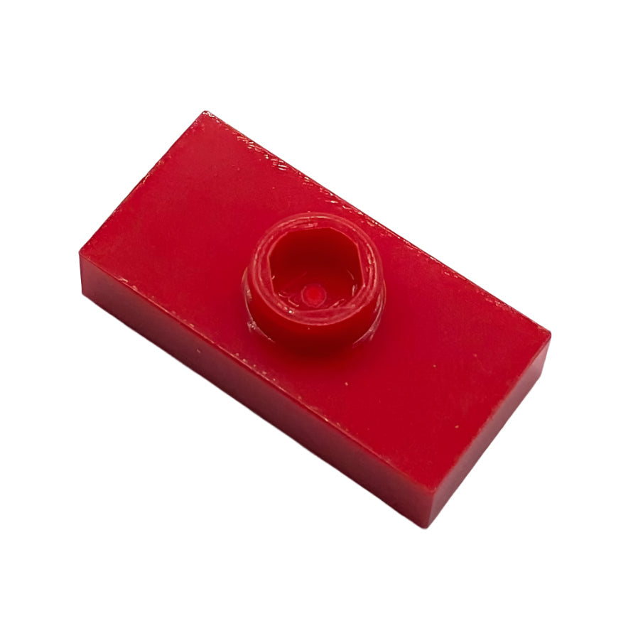 Plate, Modified 1x2 with 1 Stud without Groove (Jumper), Part# 3794a