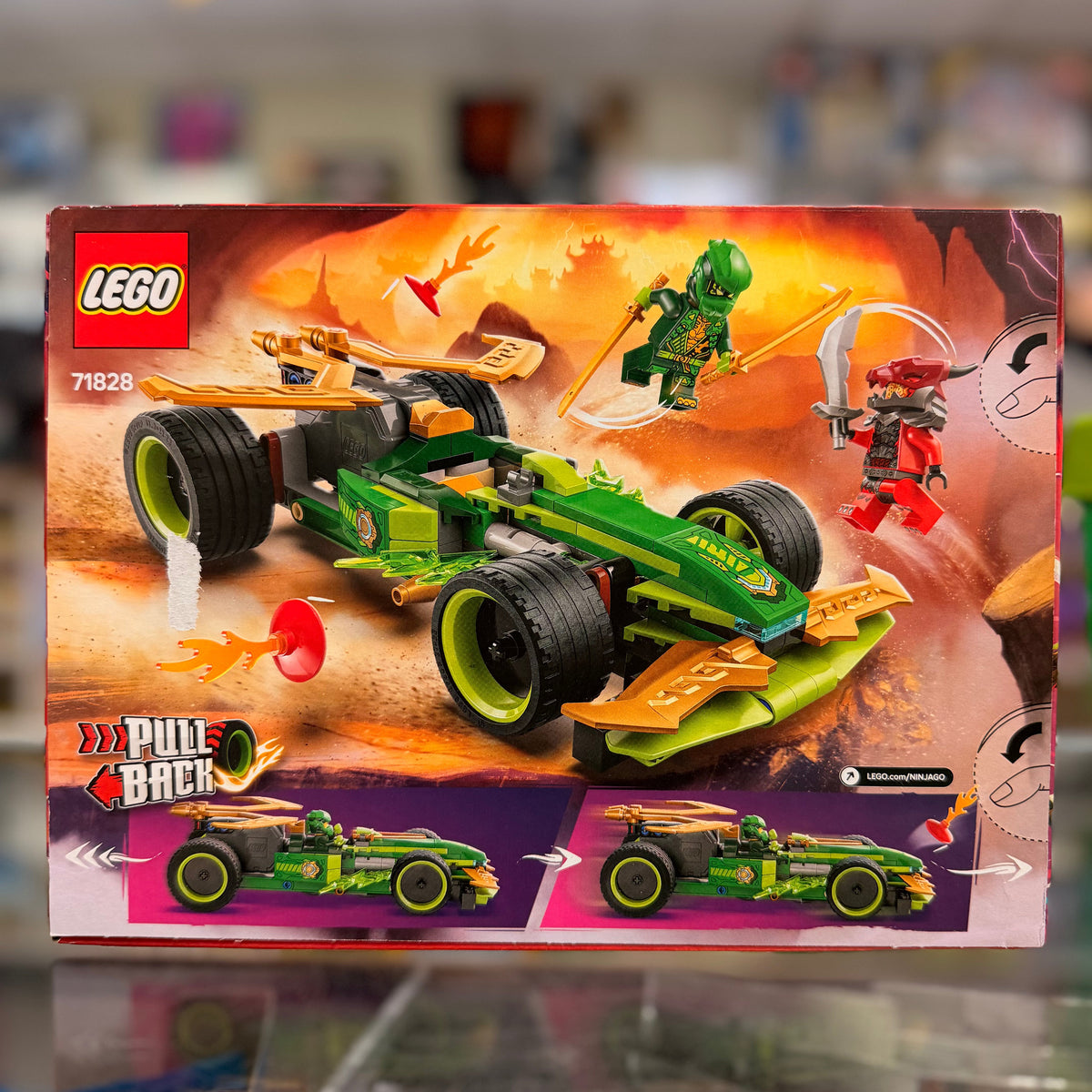 Lloyd's Pull-Back Race Car, 71828 - LEGO® Ninjago Set