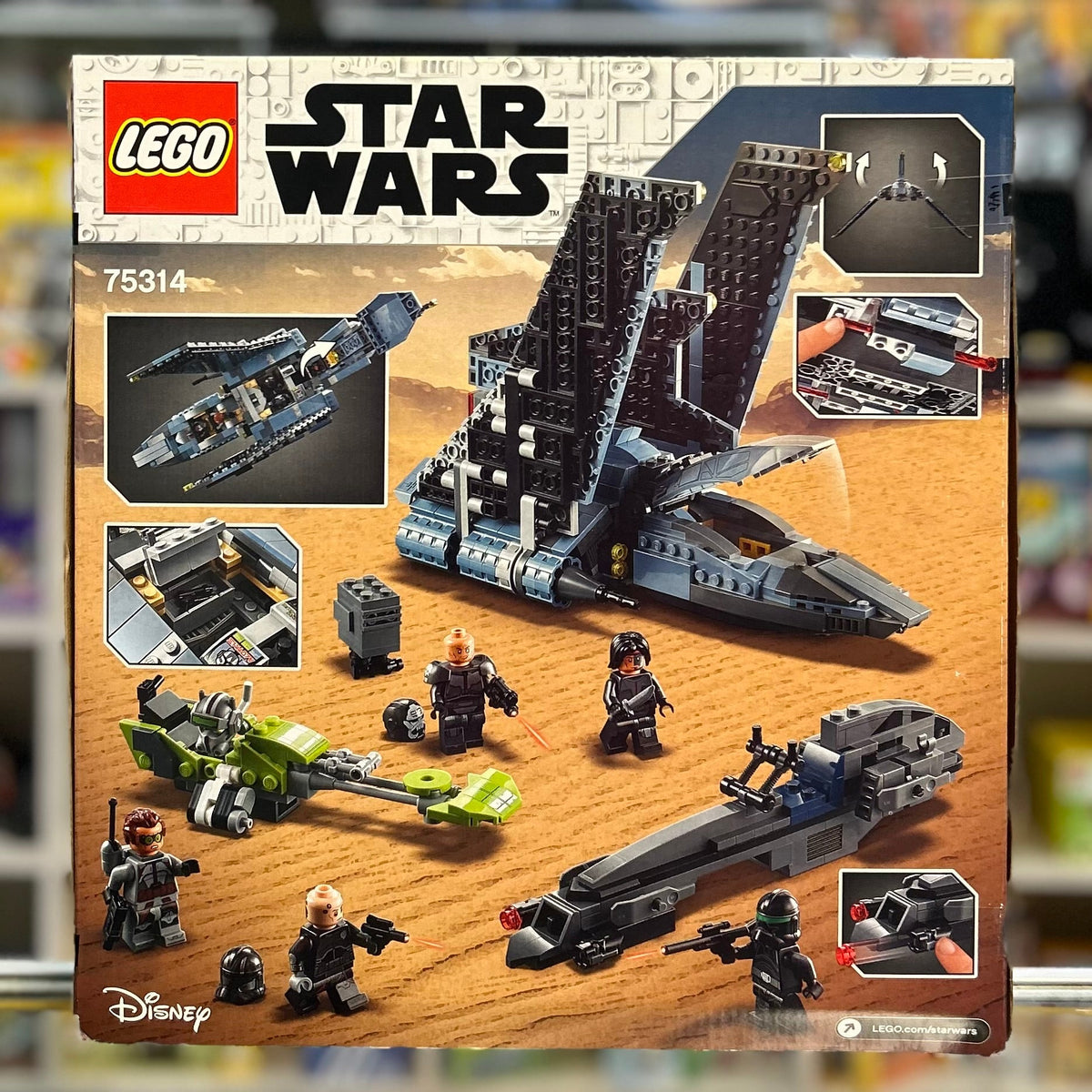 The Bad Batch Attack Shuttle, 75314 - LEGO® Star Wars Set