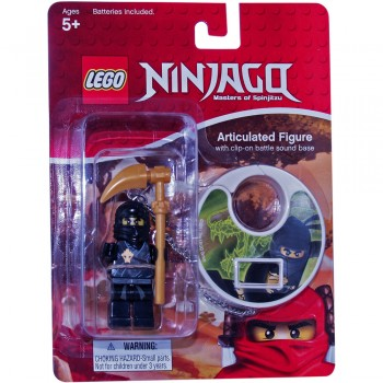 Ninjago Cole Key Chain with Clip-on Battle Sound Base blister pack, 1648cole
