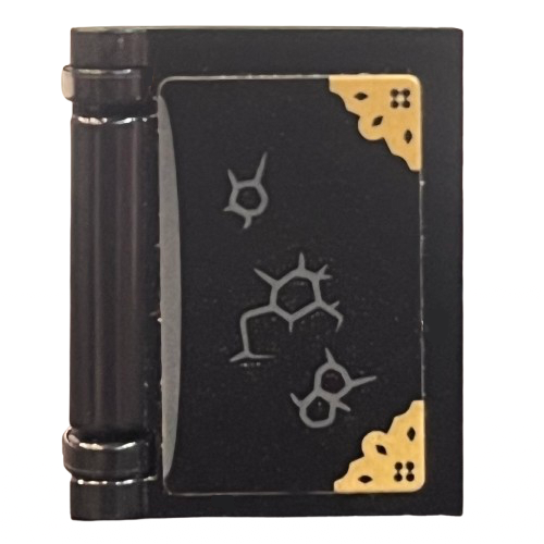 Minifigure, Utensil Tom Riddle's Diary, Sticker, Part# (24324 + 3069 + 24093pb042)