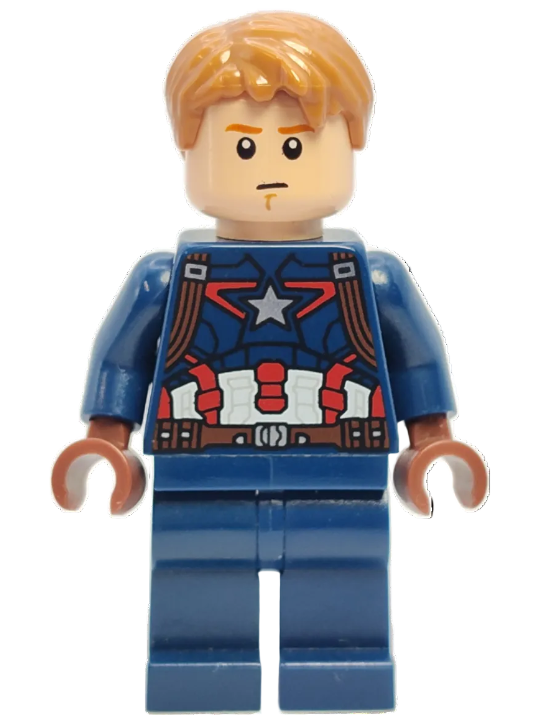 Captain America - Dark Blue Suit, sh0184, LEGO® Marvel Minifigure