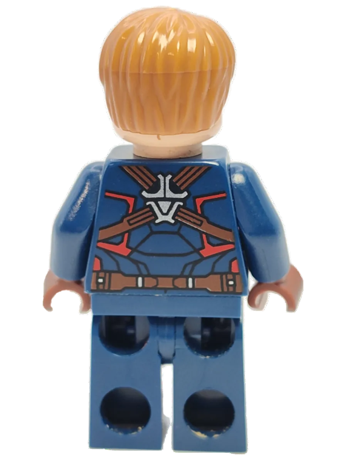 Captain America - Dark Blue Suit, sh0184, LEGO® Marvel Minifigure