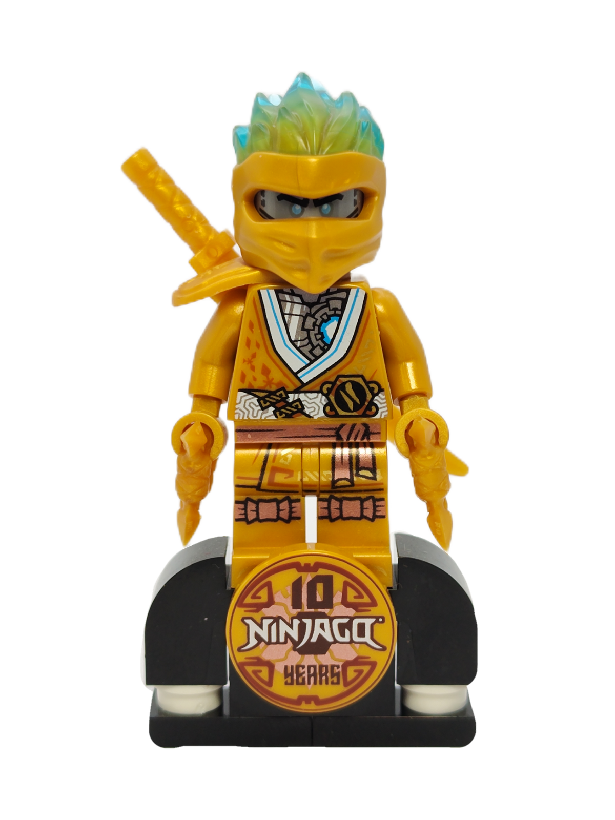 Zane (Golden Ninja) - Legacy, njo0710 - LEGO® Ninjago Minifigure