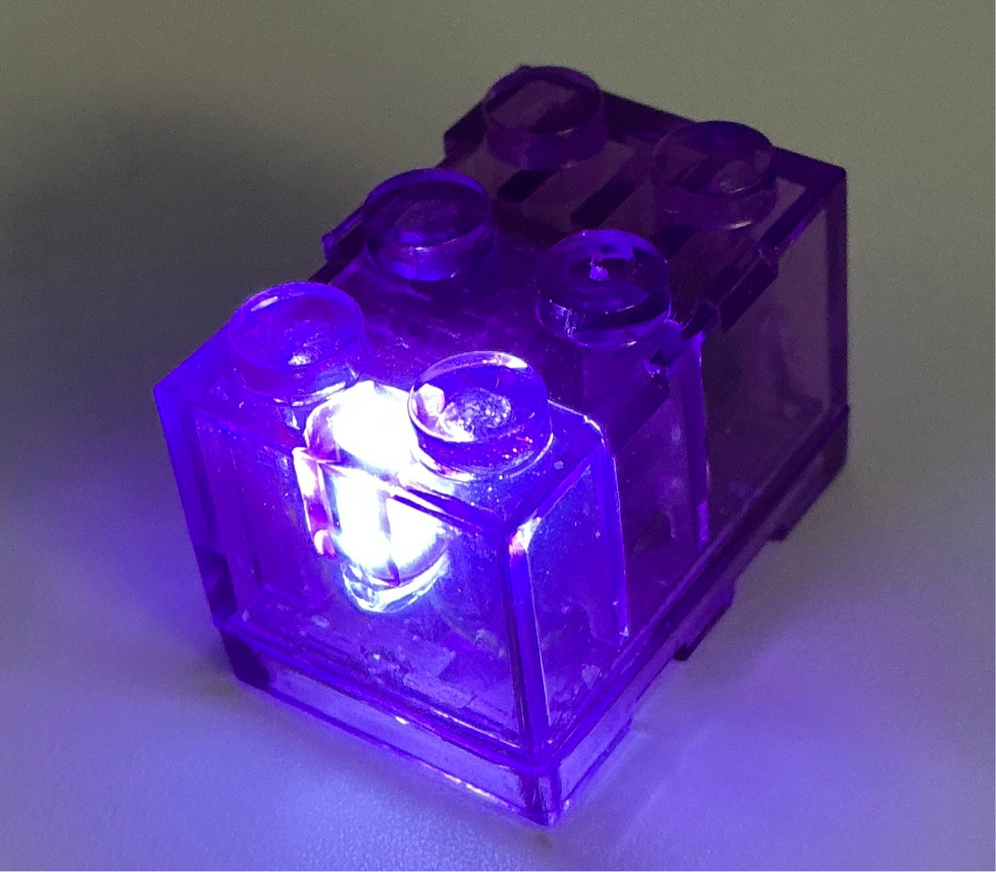 Light-Up 2x3 Brick, Battery Operated, CB2x3 & LB2x3