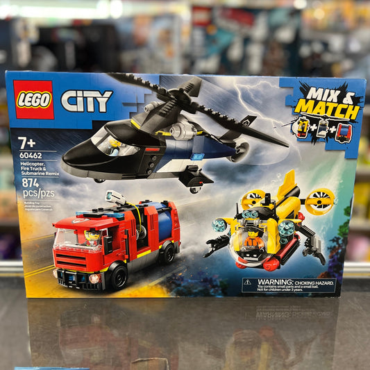 Helicopter, Fire Truck & Submarine Remix, 60462