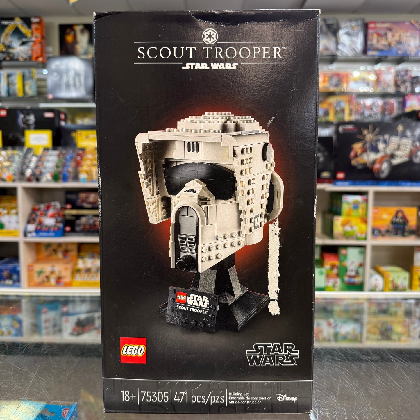 75305 - Scout Trooper Helmet - EMPTY BOX ONLY