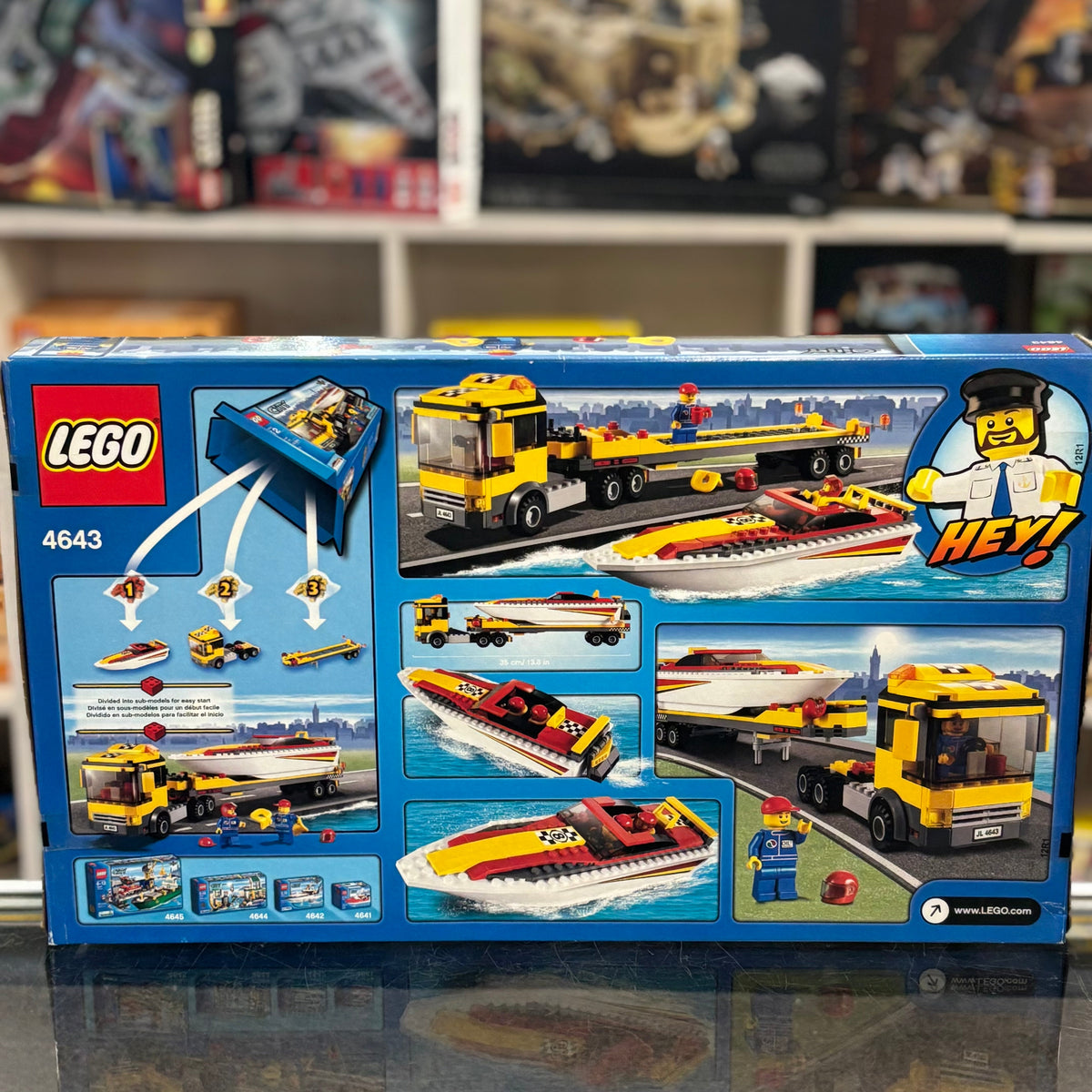 Power Boat Transporter, 4643 - LEGO® City set
