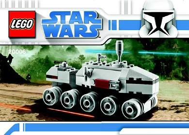 20006-Clone Turbo Tank - Mini polybag - INSTRUCTIONS ONLY