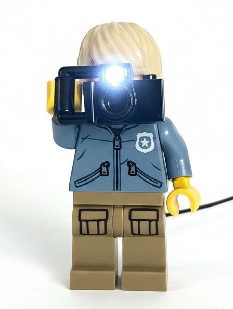 Camera w/ Flashing LED Light, USB & DIY System, LW-30089